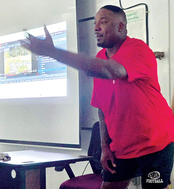 <i>UNC alum brings pro experience, motivation as QB coach at LC</i>