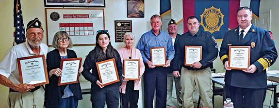 LEGION EXPRESSES APPRECIATION