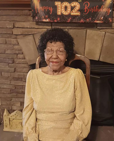 <i>'So blessed,' at 102!</i>