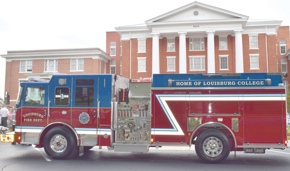 Half-blue fire truck ready to roll! - The Franklin Times