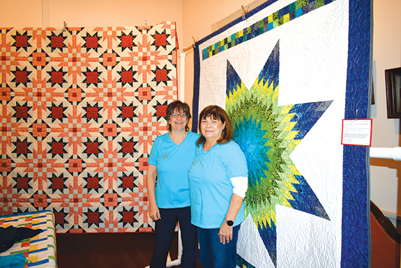 QUILTS ON DISPLAY