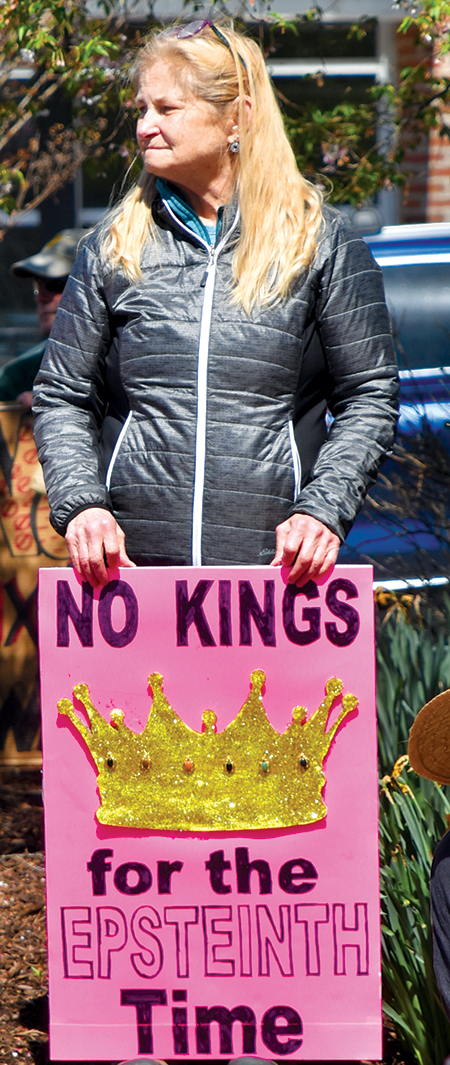 <i>Sights and slogans from No Kings Rally in Louisburg</i>