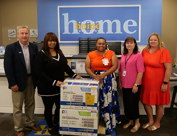Two local companies contribute to helping keep neighbors cool