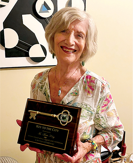 <i>Inspiration for many, resident gets Franklinton's Key to the City</i>