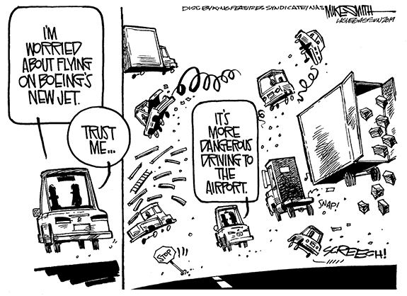 Editorial Cartoon: Airport Drive