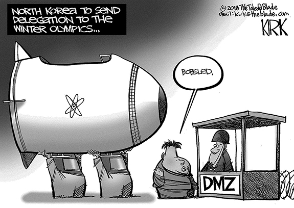 Editorial Cartoon: Bobsled