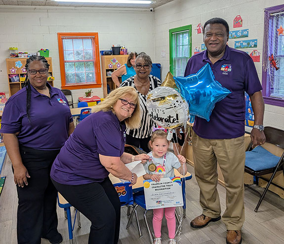 Teamwork makes dream work for Franklinton UMC daycare kid