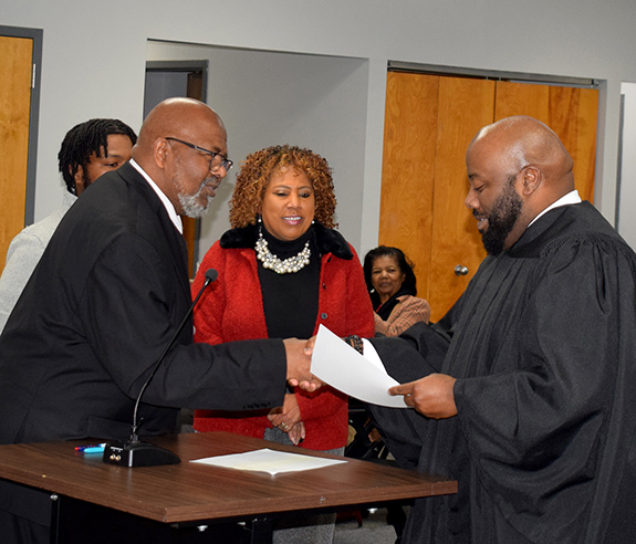 <i>Louisburg officials sworn in following municipal election</i> pics 2