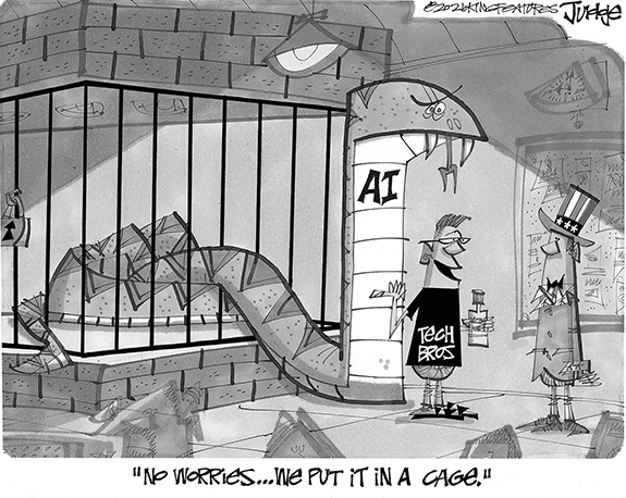 Editorial Cartoon - AI