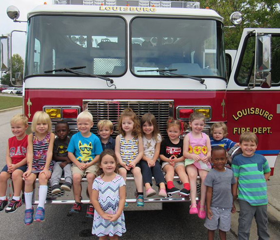 Teaching children about fire safety