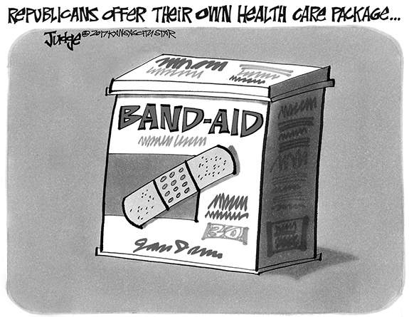 Editorial Cartoon: GOP Health Plan