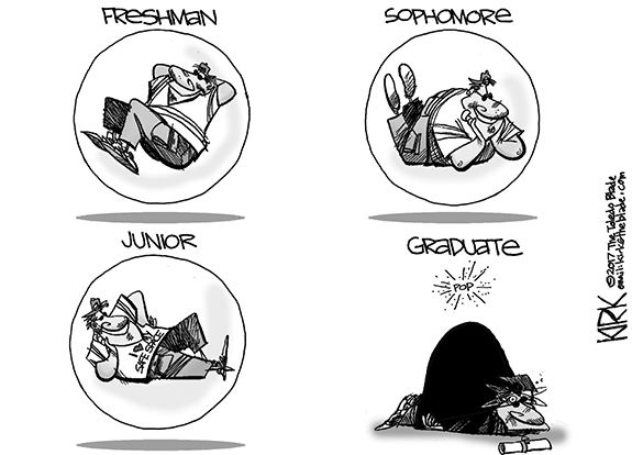 Editorial Cartoon: Graduation