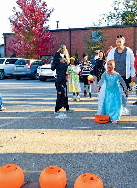 Youngsville revelers were treated to some early Halloween fun