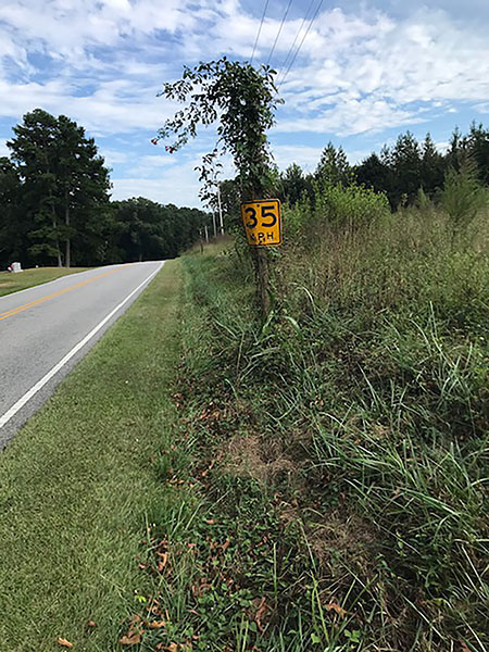 NCDOT not repairing signs