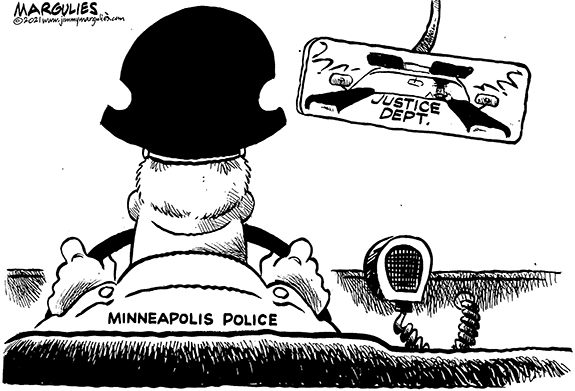 Editorial Cartoon: Justice Department