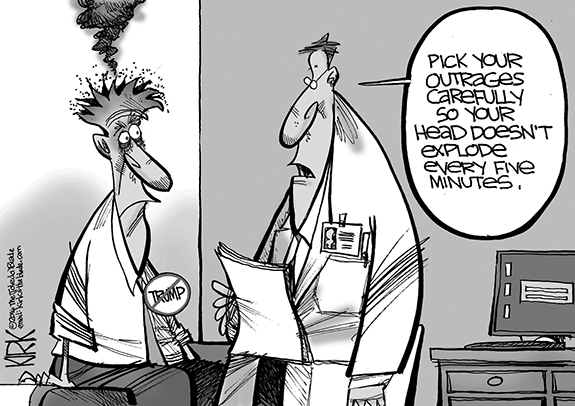 Editorial Cartoon: Outrage