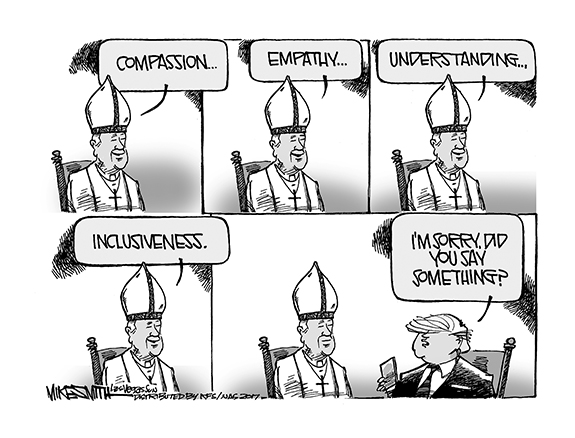 Editorial Cartoon: The Pope