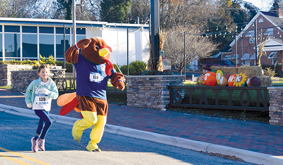 <i>There were turkeys ... trotting!</i>