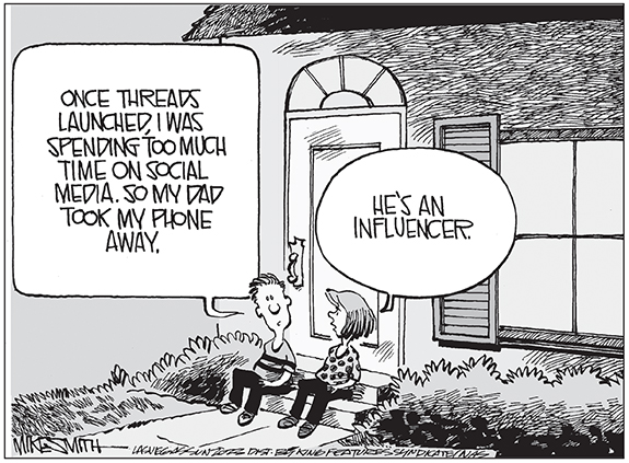 Editorial Cartoon: Influencer