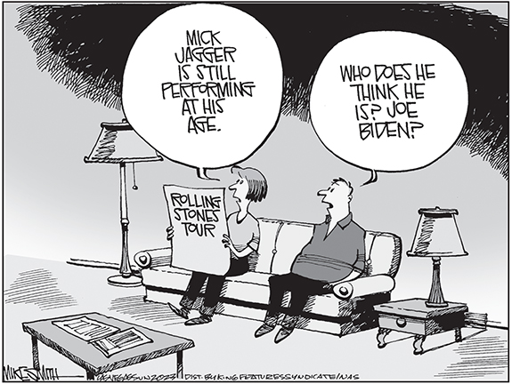 Editorial Cartoon: Mick & Joe