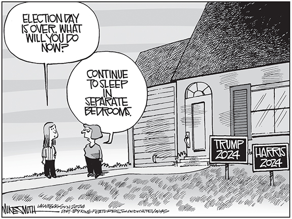 Editorial Cartoon: Trump/Harris