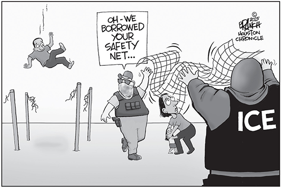 Editorial Cartoon: ICE