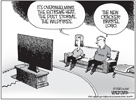 Editorial Cartoon: Cracker Barrel