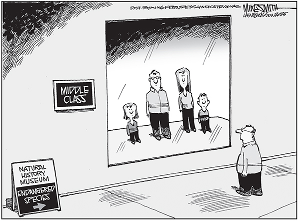 Editorial Cartoon: Middle Class