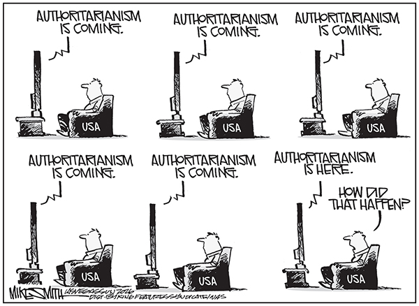 Editorial Cartoon: Authoritarianism