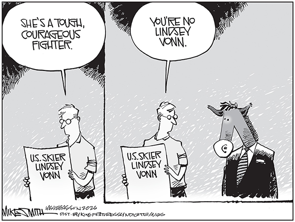 Editorial Cartoon: Lindsey Vonn
