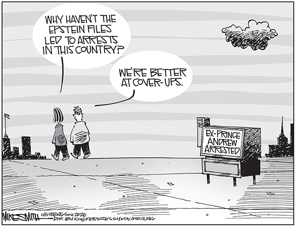 Editorial Cartoon: Epstein Cover-Ups