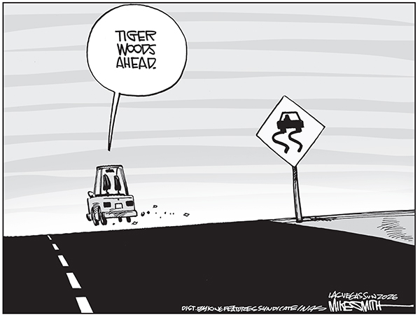 Editorial Cartoon: Tiger Woods