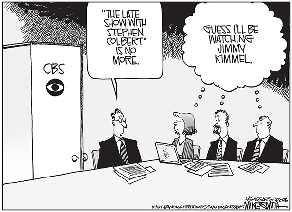 Editorial Cartoon: CBS