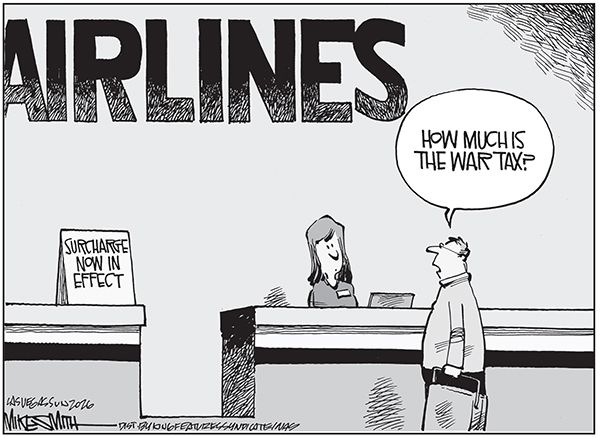 Editorial Cartoon: War Tax