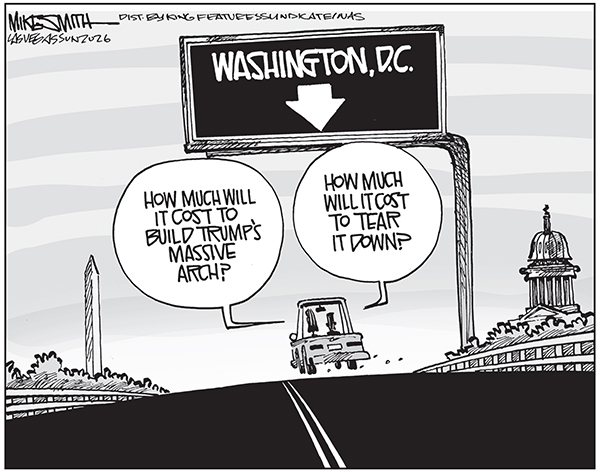 Editorial Cartoon: Trump's Arch