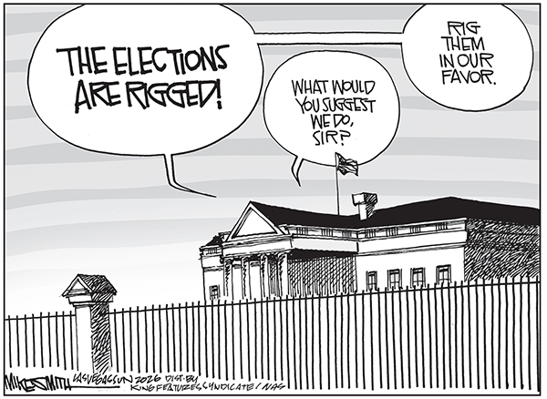 Editorial Cartoon: Rigged