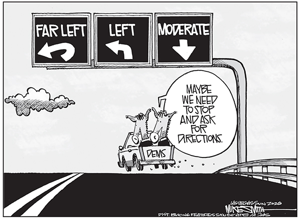 Editorial Cartoon: Directions