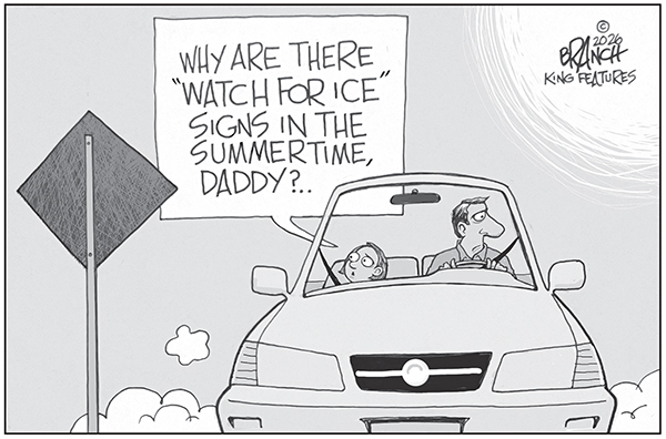 Editorial Cartoon: Ice