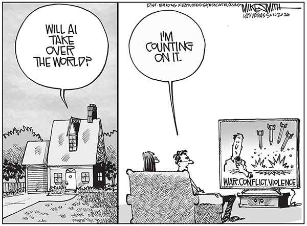 Editorial Cartoon: AI