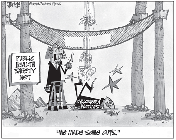 Editorial Cartoon: Safety Net
