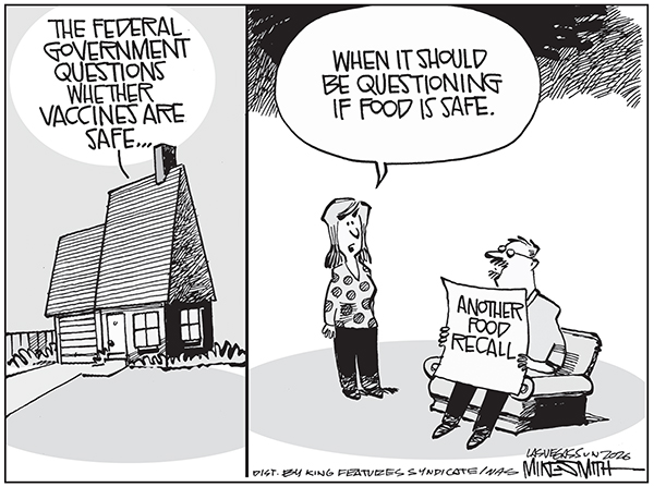 Editorial Cartoon: Food Recall