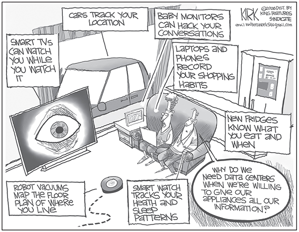 Editorial Cartoon: Data Centers