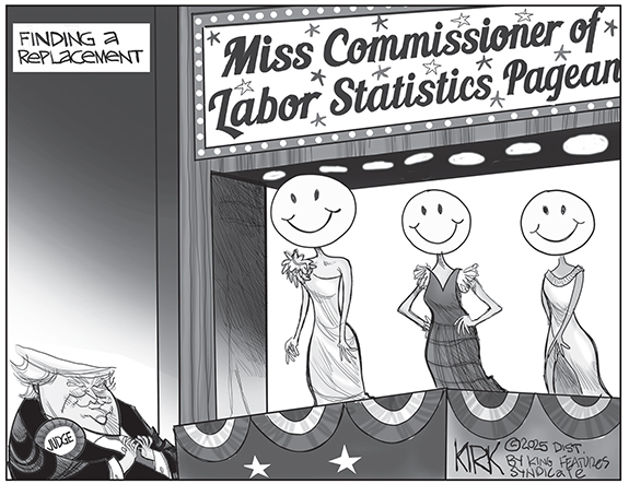 Editorial Cartoon: Finding A Replacement