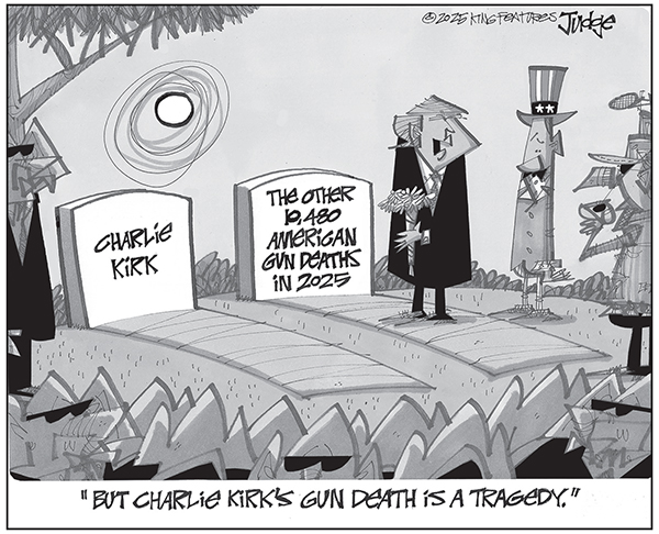 Editorial Cartoon: Gun Deaths