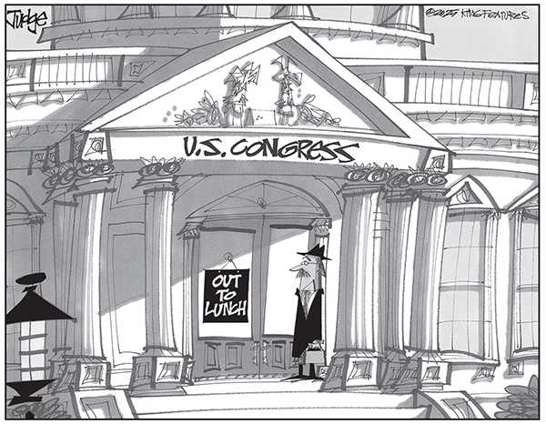 Editorial Cartoon: Out To Lunch