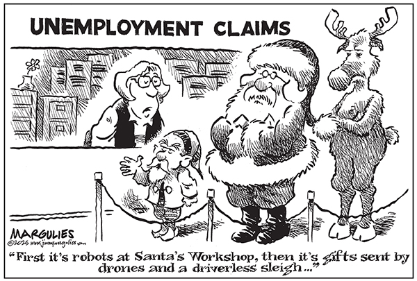 Editorial Cartoon: Unemployment Claims
