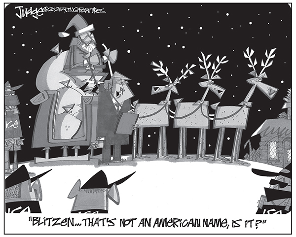 Editorial Cartoon: American?