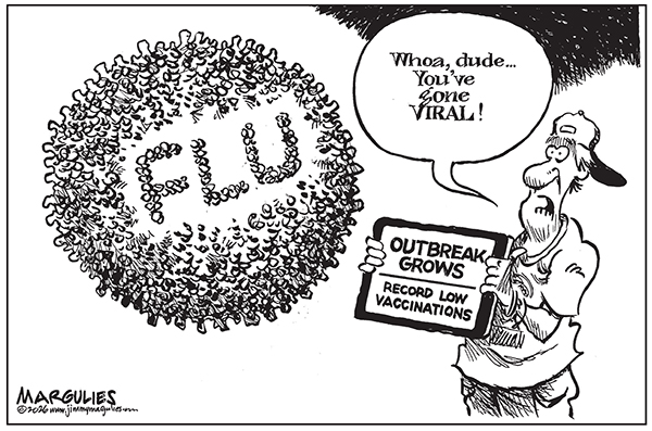 Editorial Cartoon: Flu