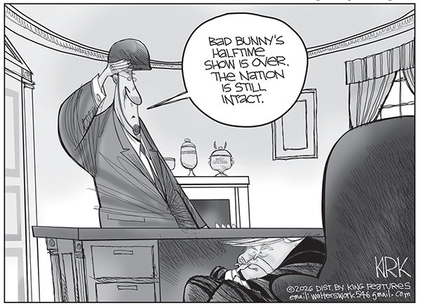 Editorial Cartoon: Bad Bunny