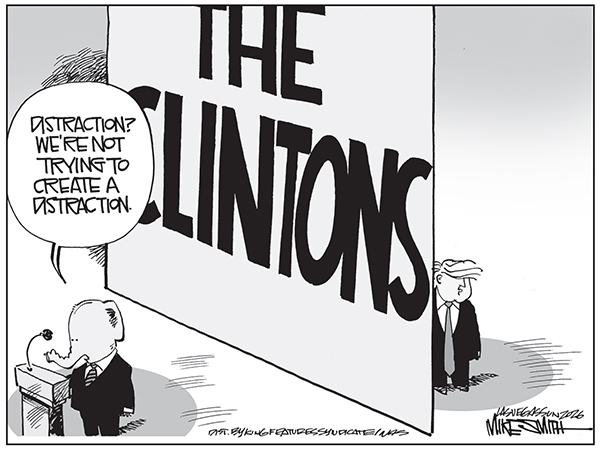Editorial Cartoon: Distraction